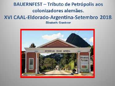 BAUERNFESTTributo de Petropolis aos colonizadores alemaes