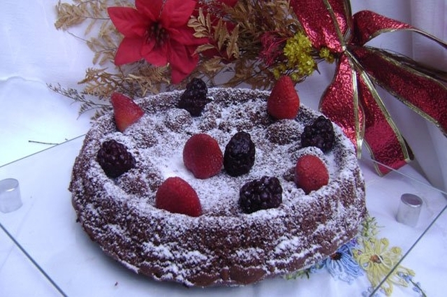 Bolo de Natal feliz 640